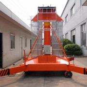 威龍 專業生產套缸式液壓升降機  高空作業平臺車 液壓升降臺